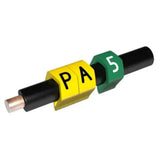 Cable Markers PA2 (Size D) Numbers 0-9 Colour Coded Packs of 100 Electro South West Ltd