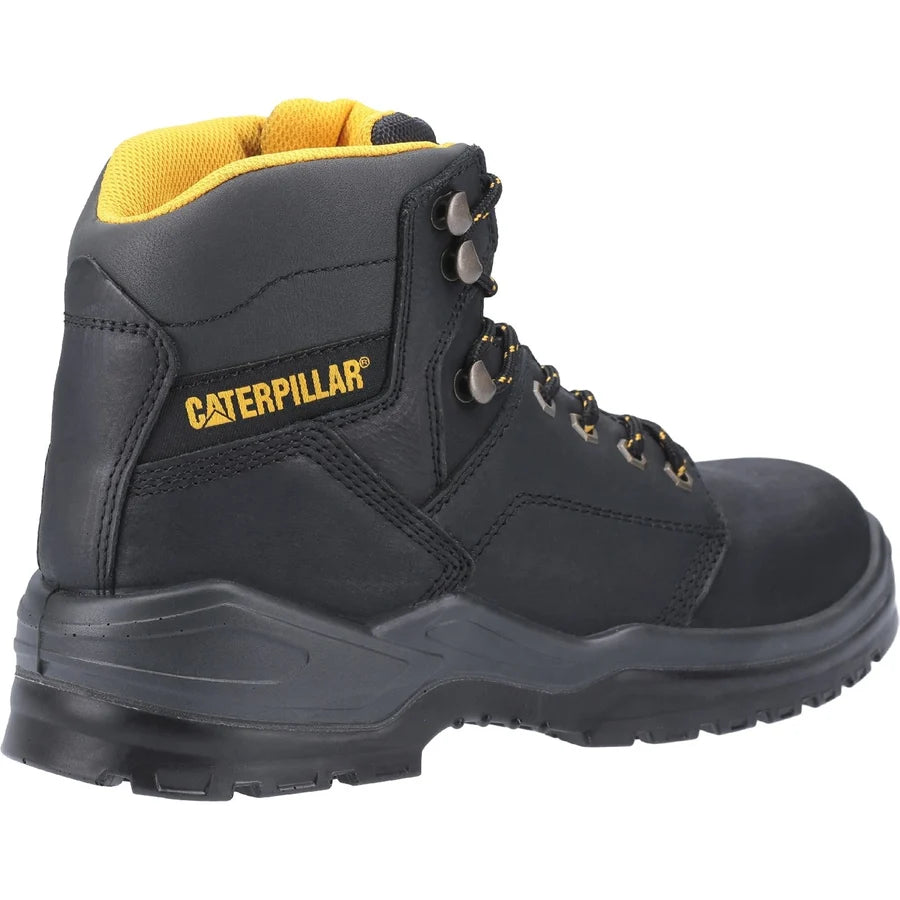CAT Striver Injected S3 Water Resistant Steel Toe Safety Boots - Black
