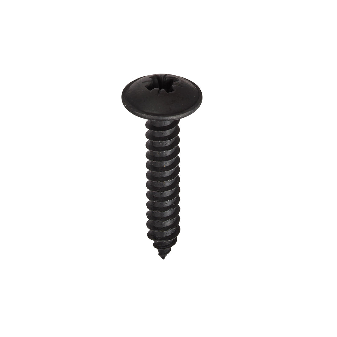 Pozi Flange Head Self Tapping Screws Black Packs of 100