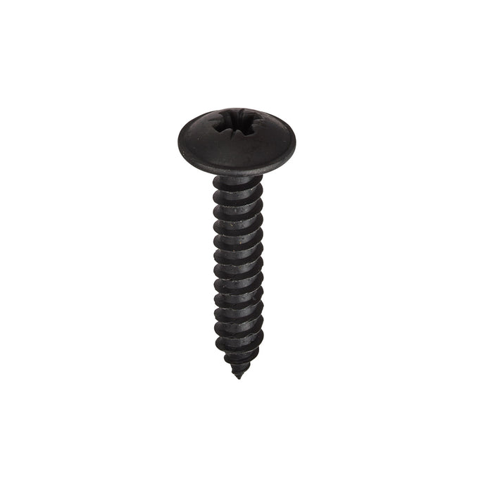 Pozi Flange Head Self Tapping Screws Black Packs of 100
