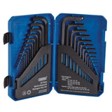 Draper 33894 Metric/Imperial Combined Long Pattern Hexagon Key Set (30 Piece) Electro South West Ltd