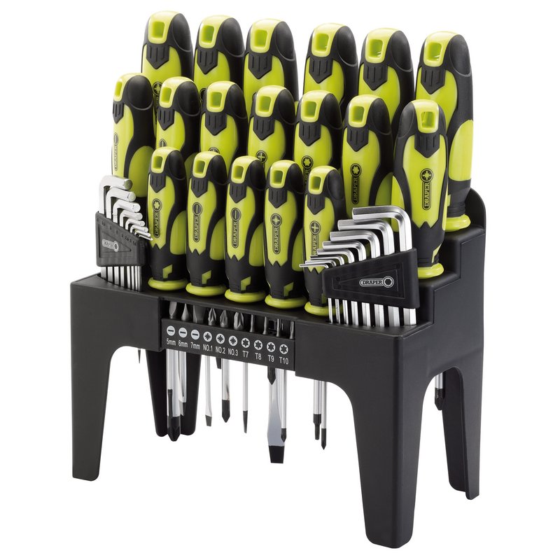 Draper 78619 44 Piece Screwdriver Set With Stand
