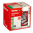 Fischer DuoPower 8x40 packaging on a white background