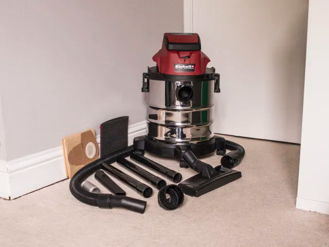 Einhell Wet & Dry Vacuum 18V Cordless 20L TC-VC 18/20 Li S Kit (1 x 3.0Ah Battery)