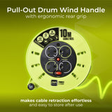 Masterplug Pro-XT 4 Socket 13A Casette Reel 240V