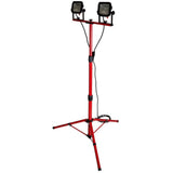 Luceco LED Slim Twin Tripod Work Light, 2 x 15 Watts (2 X 1200lLM) 240v