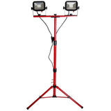 Luceco LED Slim Twin Tripod Work Light, 2 x 15 Watts (2 X 1200lLM) 240v