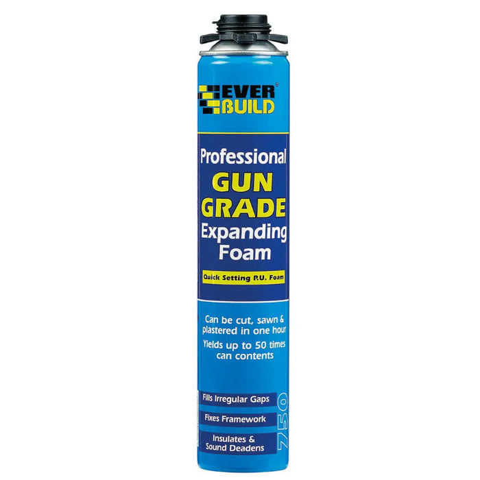 EVERBUILD® Gun Grade Expanding Foam 750ml Everbuild