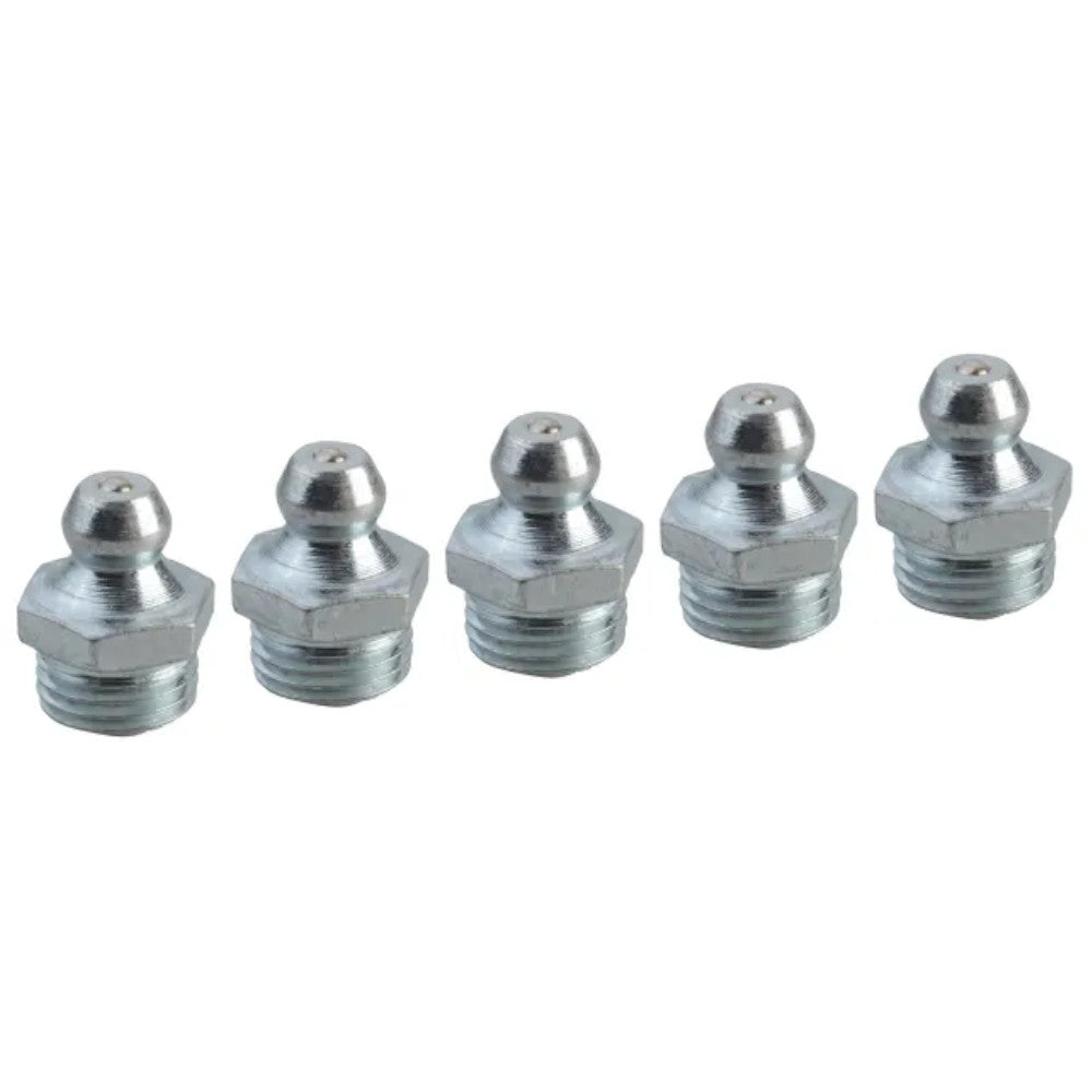 Faithfull Metric Straight Grease Nipples Pack of 5