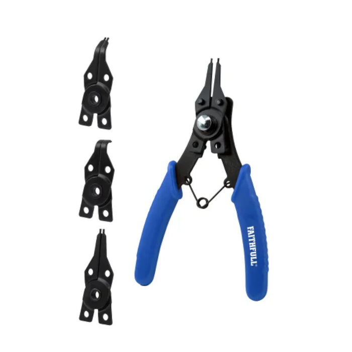 Faithfull Circlip Plier Set Internal & External