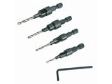 Faithfull Screwsink Set – Drill & Countersink in One (FAISSINKS4)