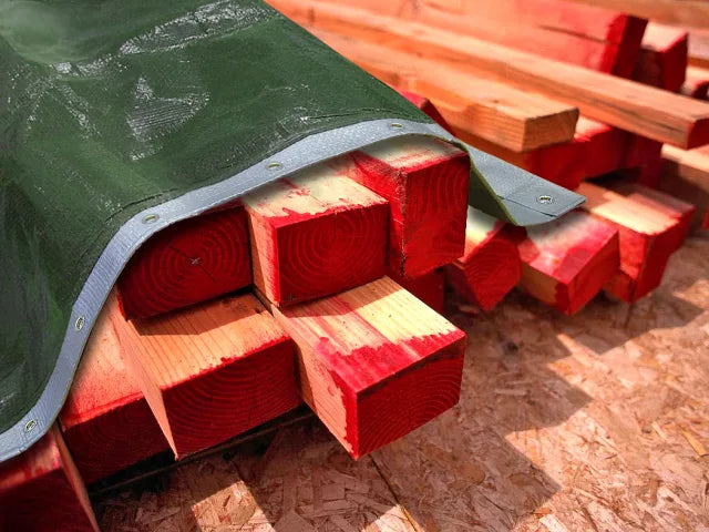 Faithfull Green Tarpaulin 3.6x2.7m