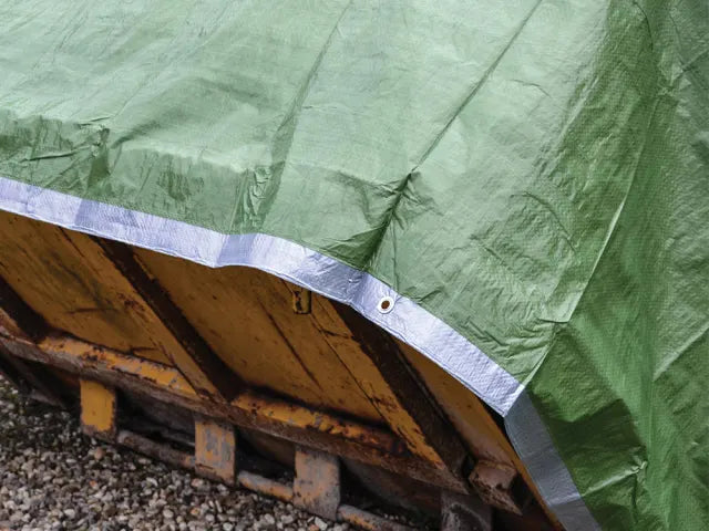 Faithfull Green Tarpaulin 80gsm 5.4x3.6m
