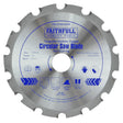 Faithfull Nail Cutting Circular Saw Blade TCT 184mm with 14 Teeth