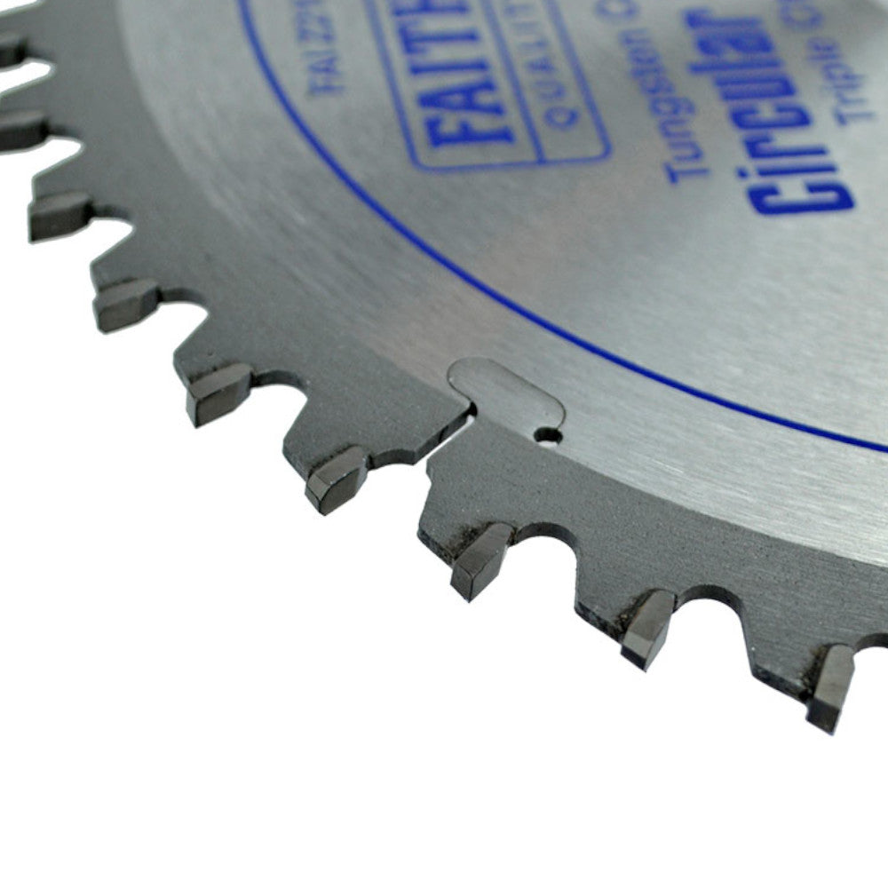 Faithfull 216mm Circular Saw Blade TCT 48T Triple Chip Ground