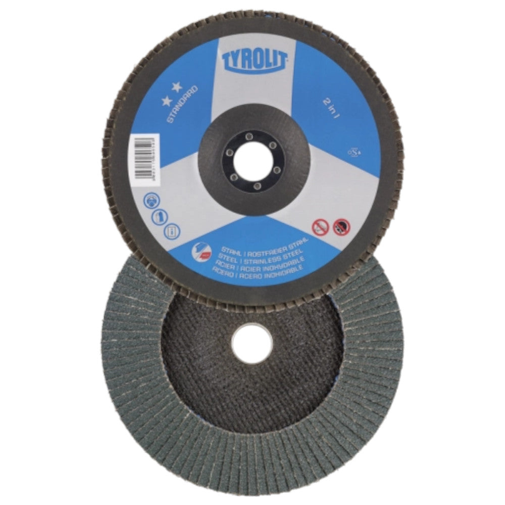 Tyrolit 2in1 Flap Disc 100mm Pack of 10
