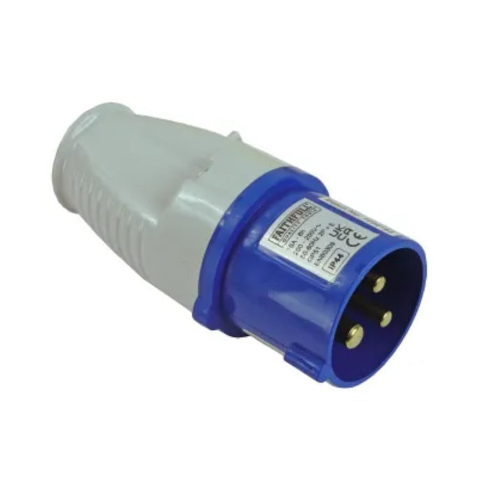 Faithfull Blue Replacement 240V Plug 16A