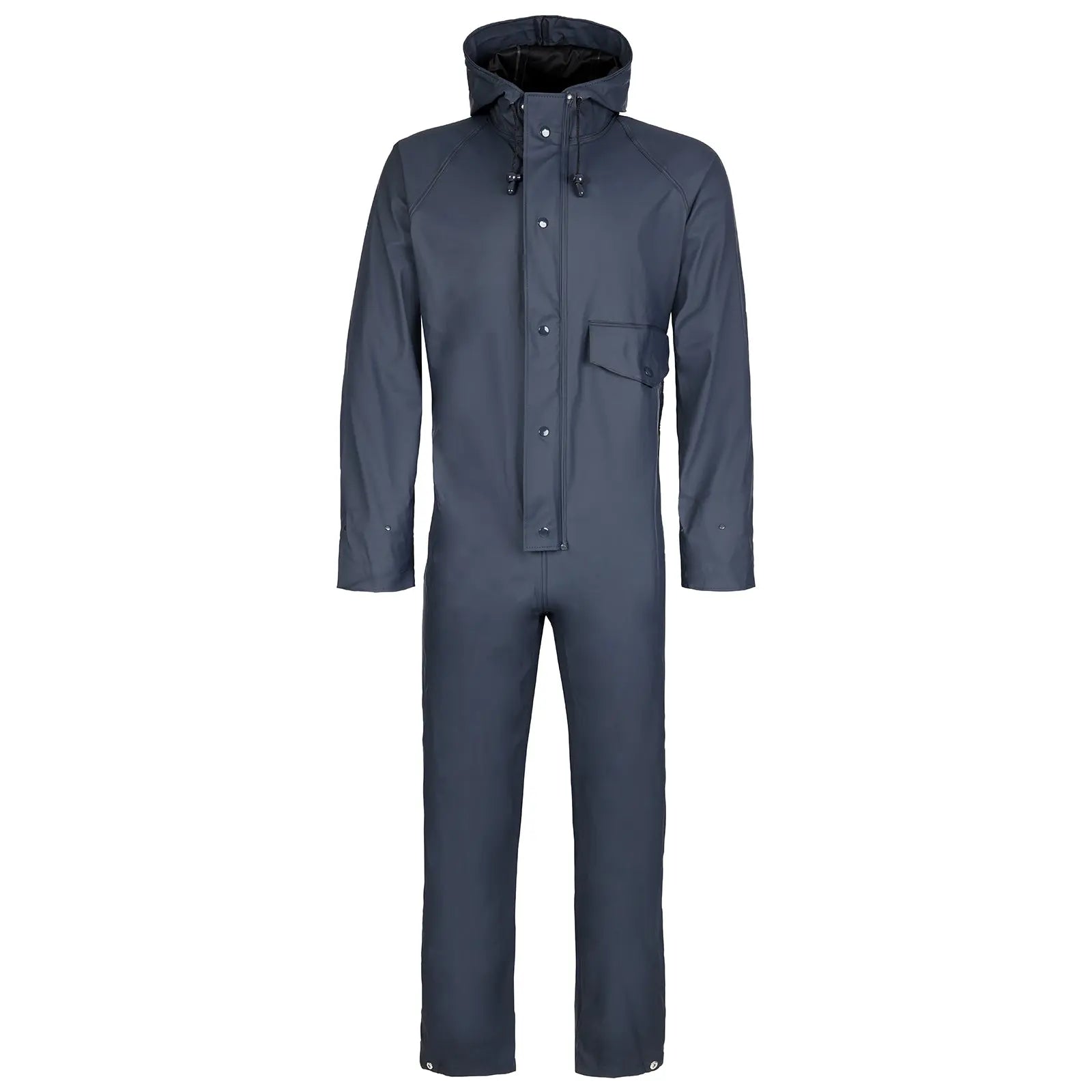 Fort 320 Waterproof Flex Coveralls in Navy & Yellow Electro South West Ltd