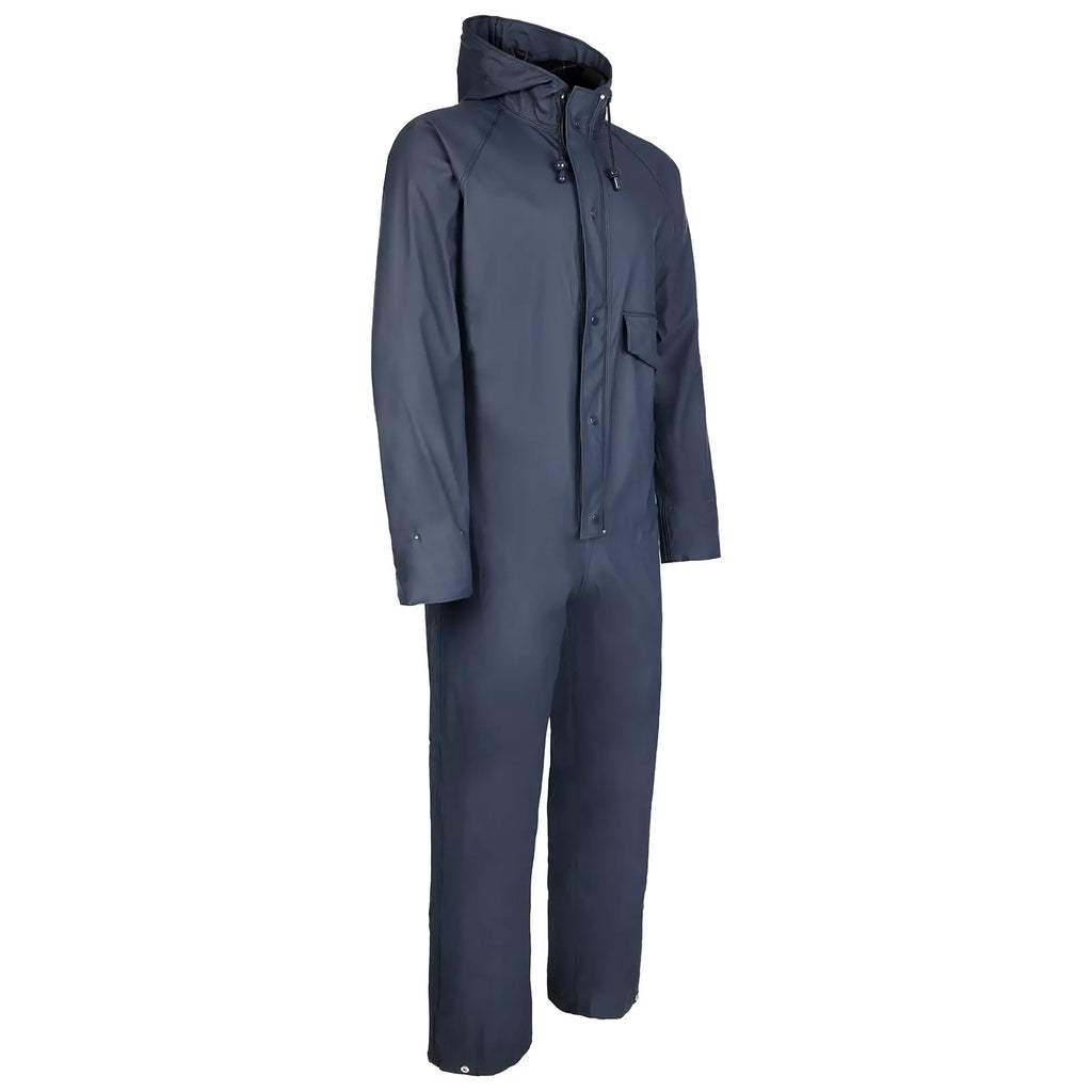 Fort 320 Waterproof Flex Coveralls in Navy & Yellow Electro South West Ltd