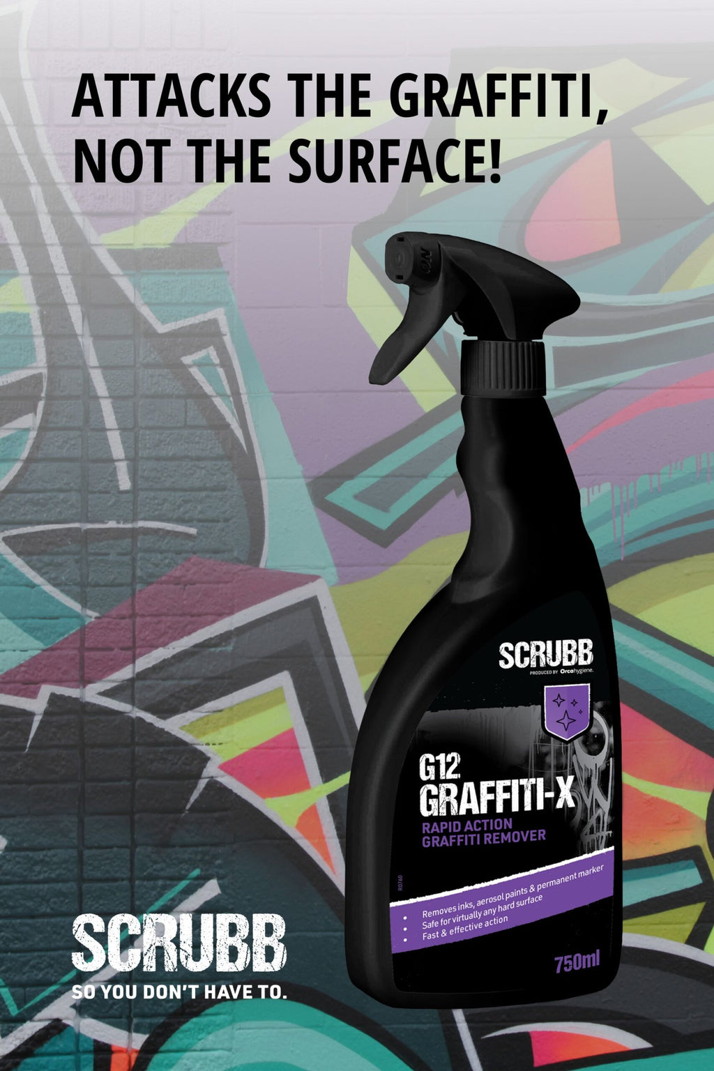 Scrubb Graffiti-X Graffiti Remover 750ml