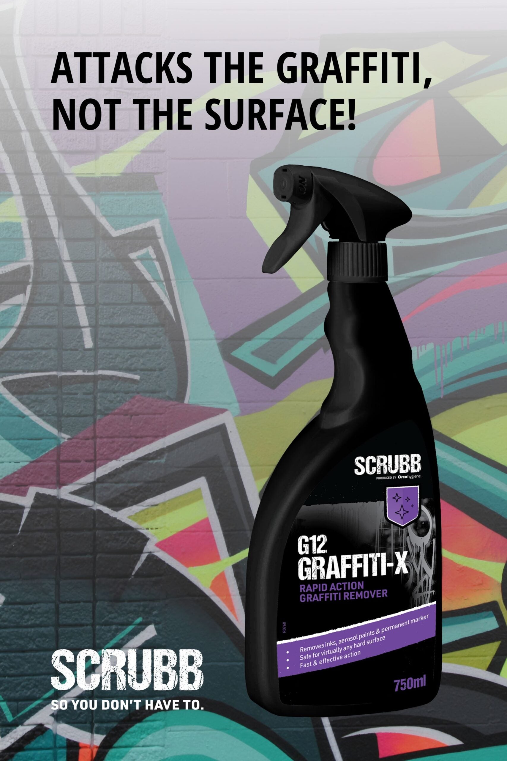 Scrubb Graffiti-X Graffiti Remover 750ml