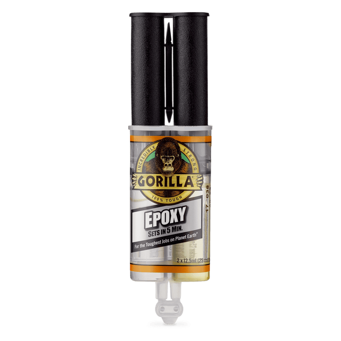 Gorilla Epoxy Crystal Clear | Fast-Setting Adhesive for Glass