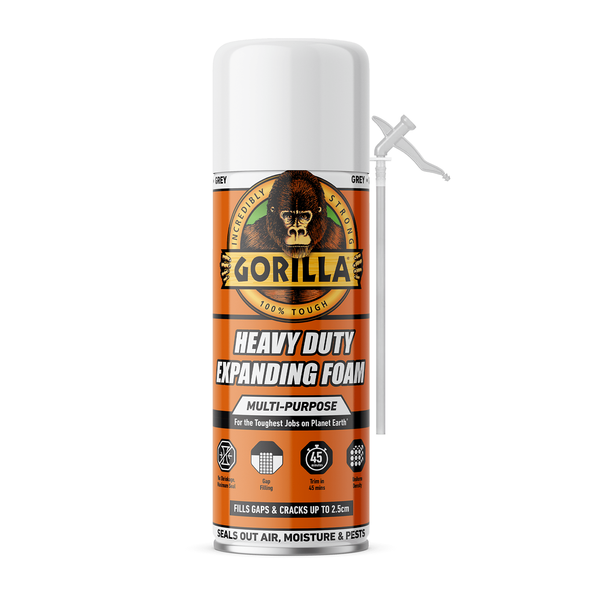 Gorilla Expanding Foam | Heavy Duty Gap Sealant for Indoor & Outdoor Use