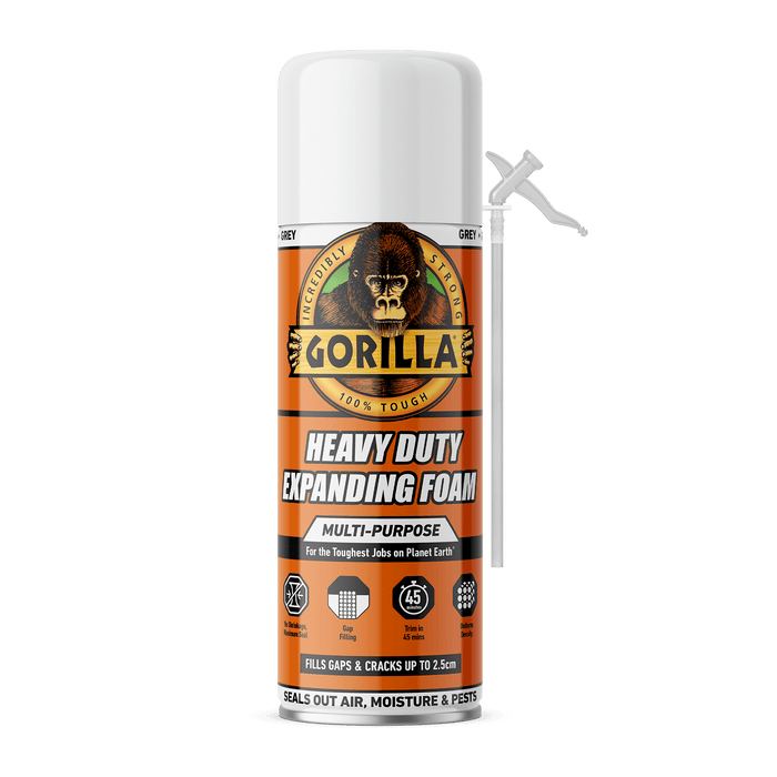 Gorilla Expanding Foam | Heavy Duty Gap Sealant for Indoor & Outdoor Use