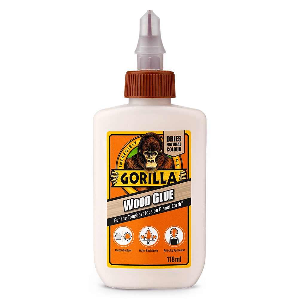 Gorilla Wood Glue | Strong, Fast-Drying Wood Adhesive