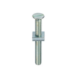 Countersunk Head Gutter Bolts With Square Nuts BZP