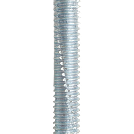 Close up image of the fine threads on the heavy section tek screws.