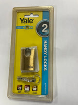 Yale P110C/30 Brass Closed Shackle Double Locking Padlock