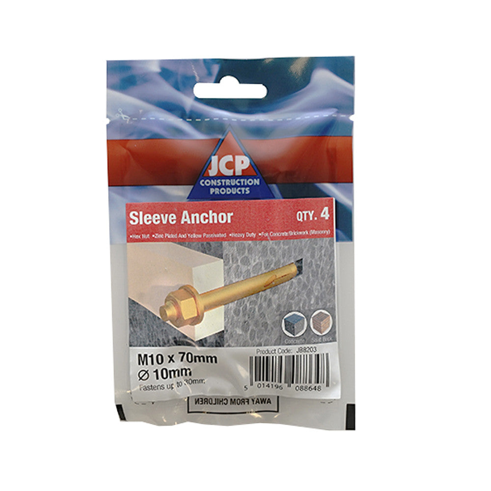 JCP Hexagon Flange Nut Sleeve Anchors ZYP