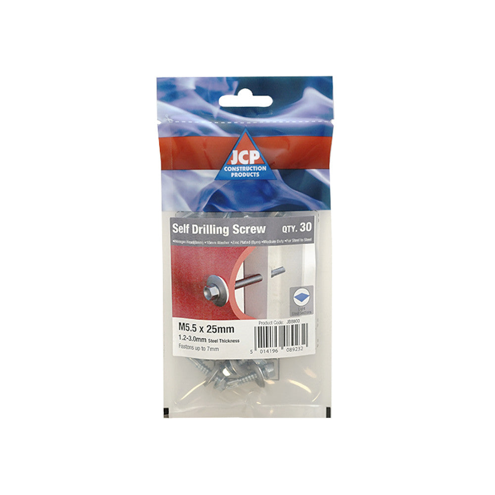 JCP Metalfix Self-Drilling Screws