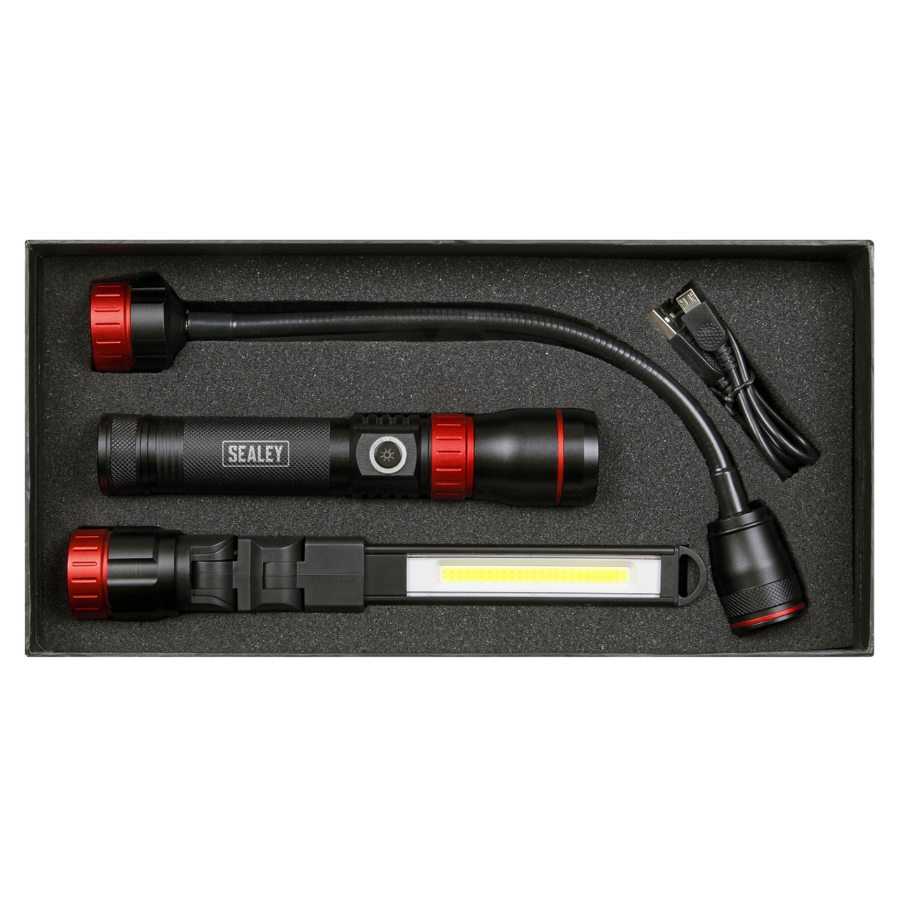 Sealey Rechargeable 3-in-1 Inspection Light 5W COB & 10W LED | LED0131R