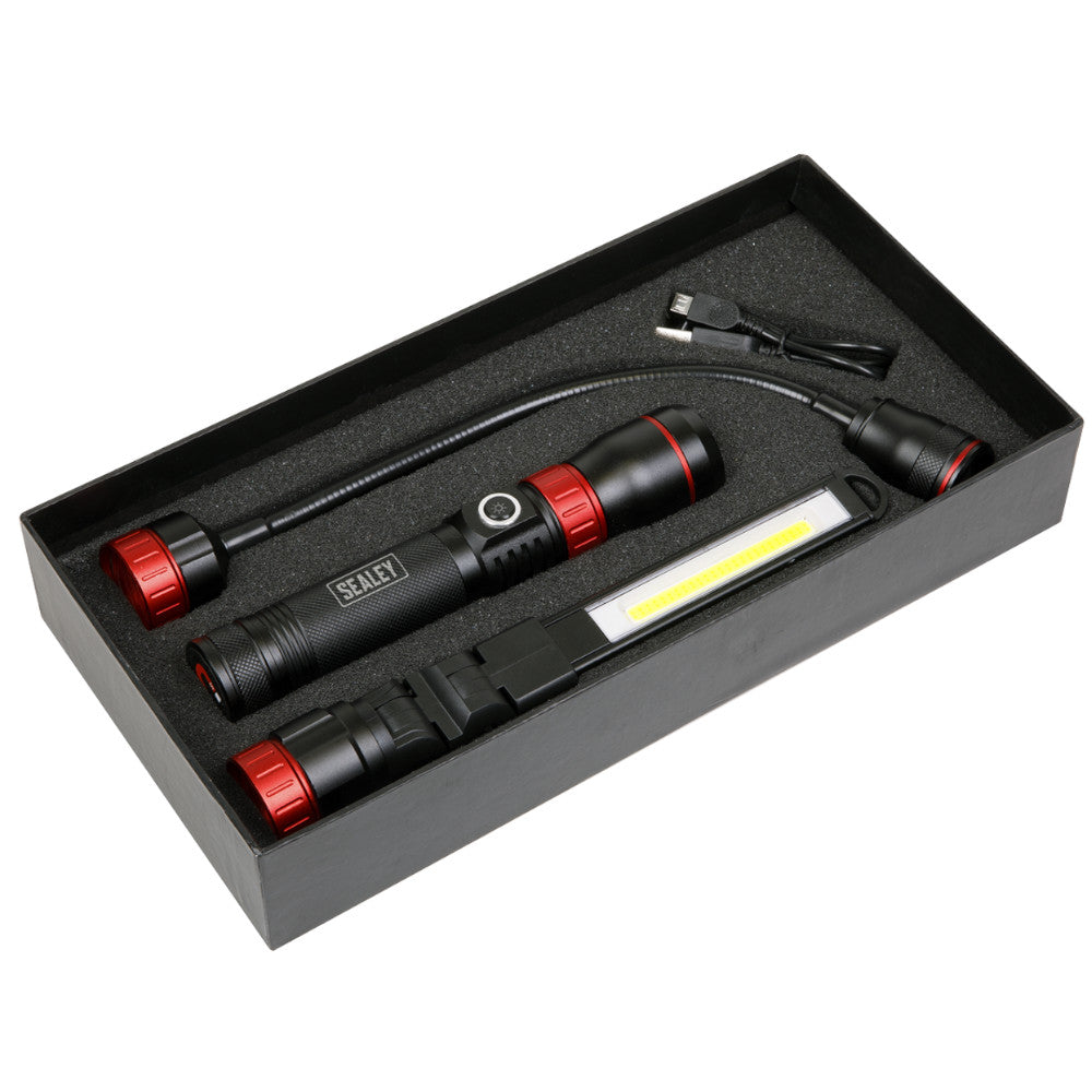Sealey Rechargeable 3-in-1 Inspection Light 5W COB & 10W LED | LED0131R