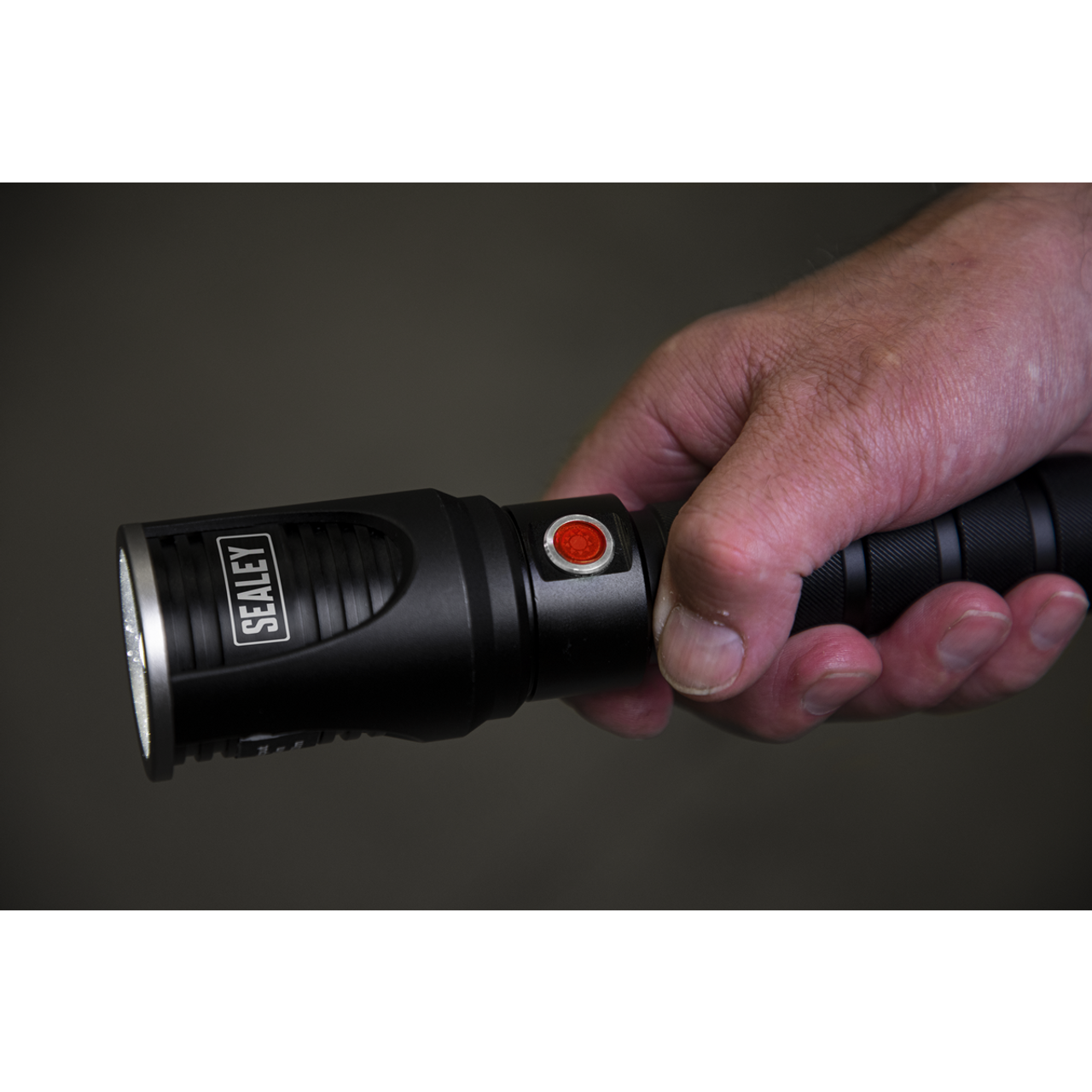 Sealey Rechargeable Aluminium Torch with Adjustable Focus 60w COB LED | LED4494