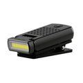 Ledlenser W1R WORK Rechargeable Clip Light with yellow LED on a white background