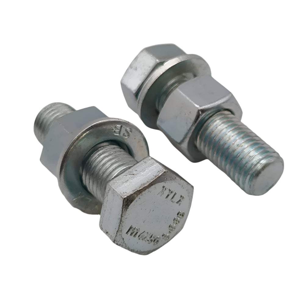 M12 x 40mm CE Marked Assembled Bolts 8.8 BZP - ISO4017 - BSEN15048