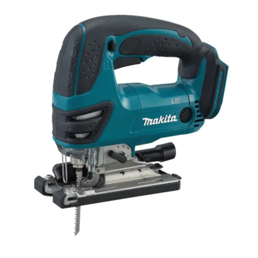 Makita DJV180z cordless jigsaw on a white background