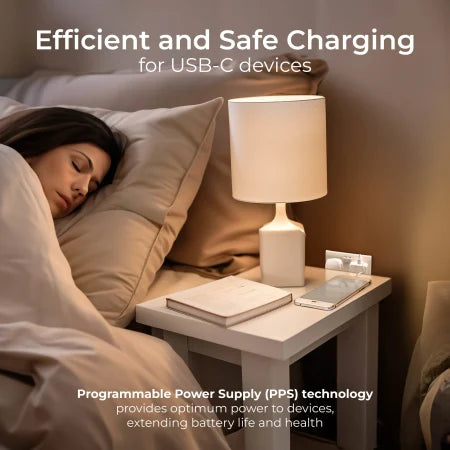 Masterplug USB A + C Fast Charger 20W, Ideal For Mobile Phones USBPLGC20W