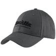 Gray Makita Origin baseball cap with black Makita logo and text on a white background