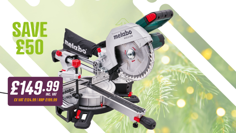 Metabo 216mm Laser Cut Sliding Mitre Saw  613216380