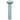 Close-up of a Metric Hex Set Grade 8.8 DIN 933 BZP, fully threaded high-tensile steel screw with bright zinc plating, ideal on a plain white background.