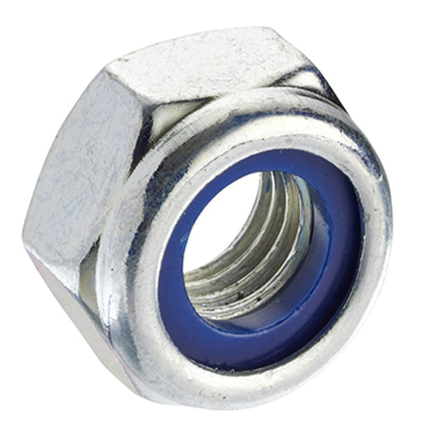 Metric BZP Nyloc Nuts Type T Din 985