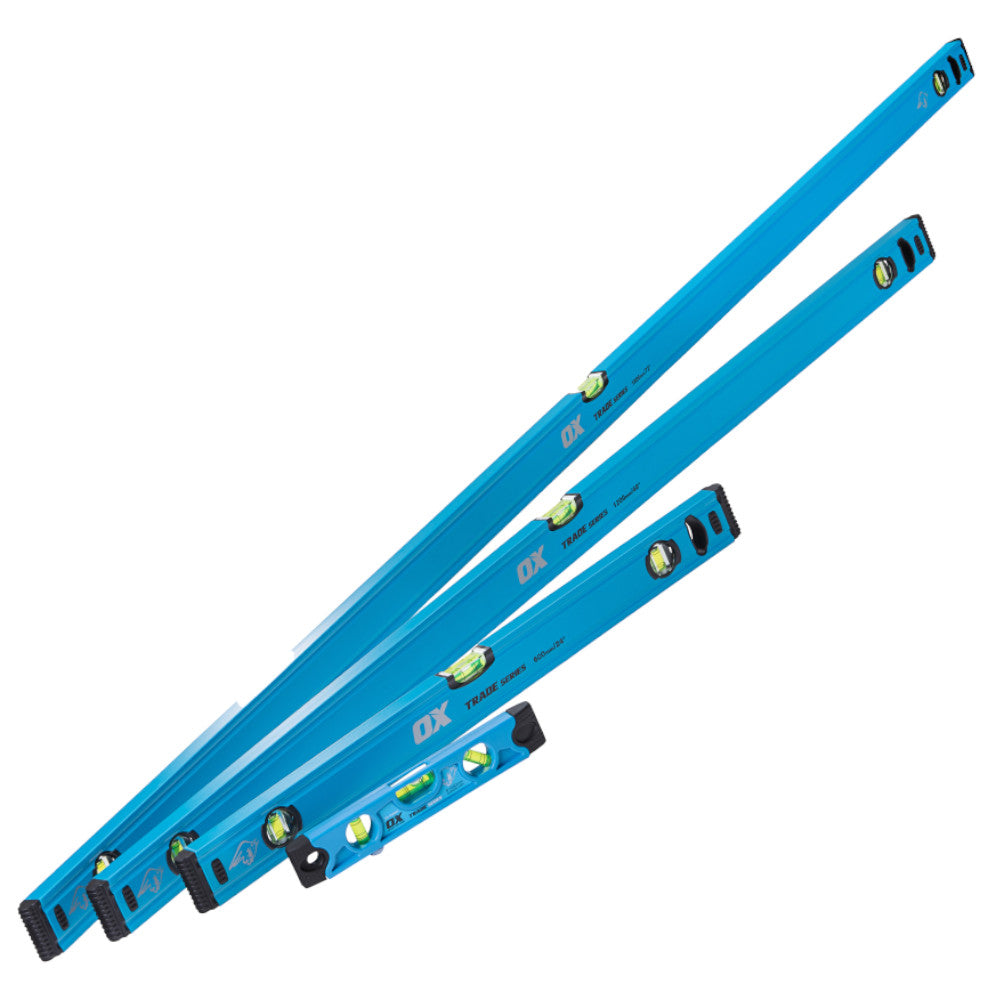 OX Trade 4 Piece Level Set OX-T500404 shown stacked on a white background