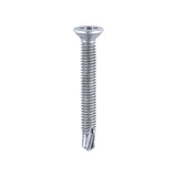 Timco Self-tapping Thread Countersunk Window Screws With Self Drilling Point BZP