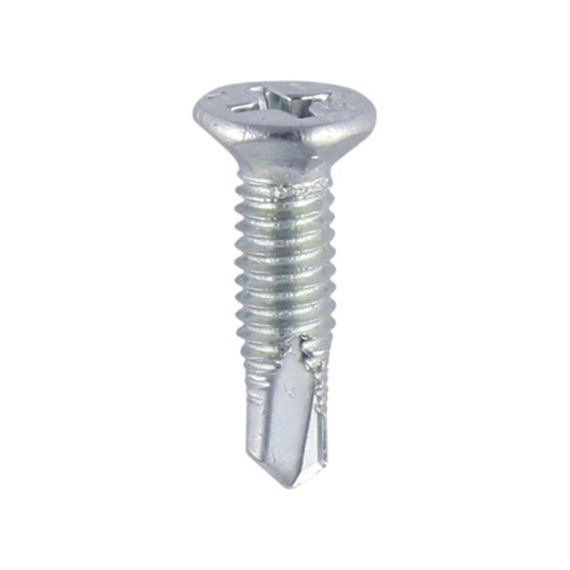 Timco Faceted Countersunk Self-Drilling Window Screws Zinc (Pack of 100)