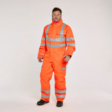 Pulsar PR505-R-ORG Hi Vis Waterproof Coverall Orange