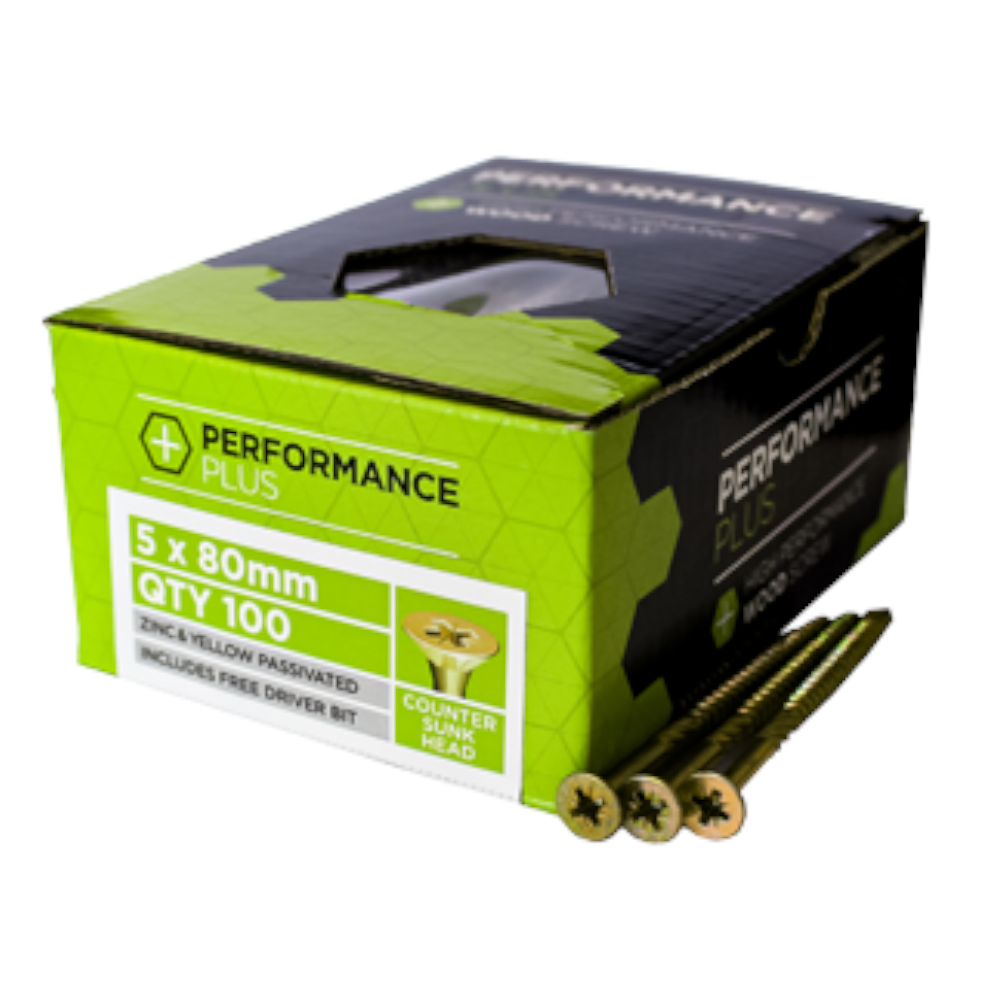 Samac Performance Plus Wood Screws in Box